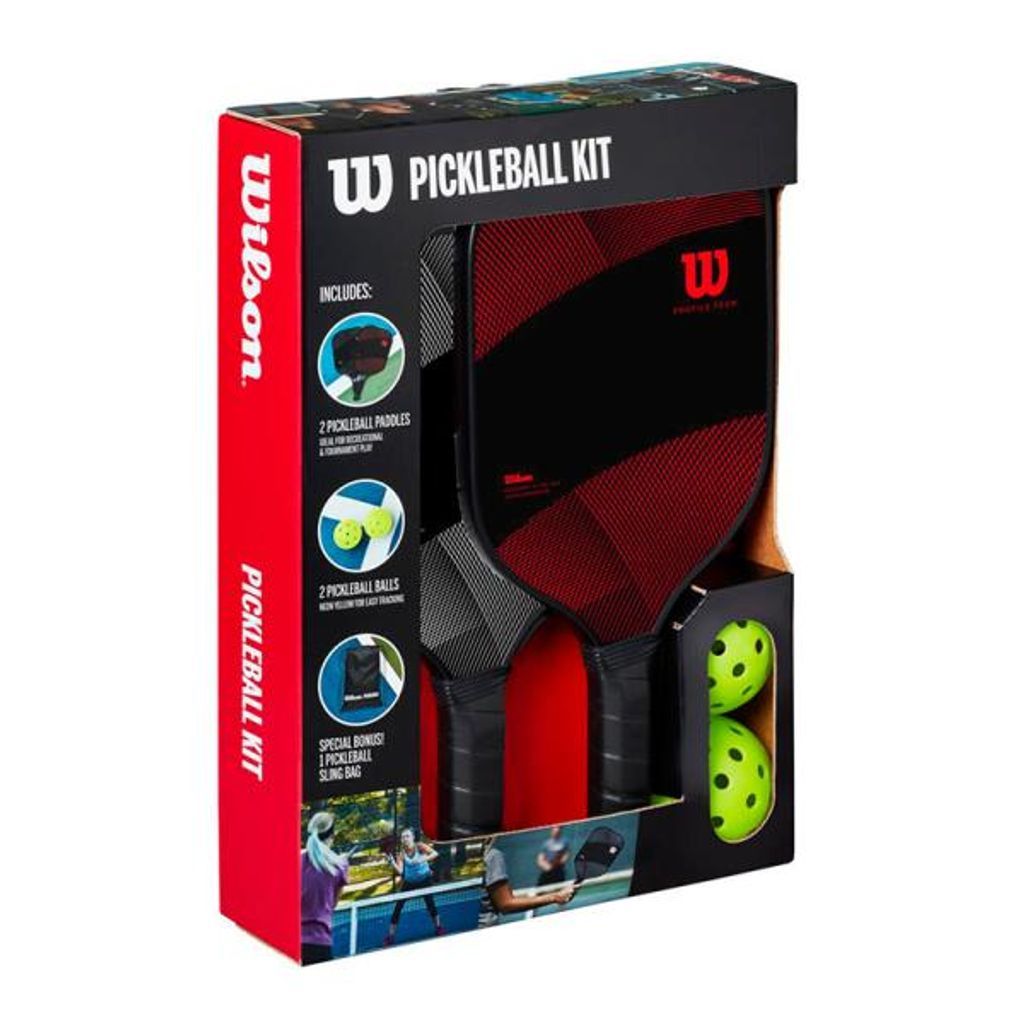 ウィルソン ピックルボール KIT パドル2本セット WR195611U2 Wilson PICKLEBALL ラケット ボール ケース付