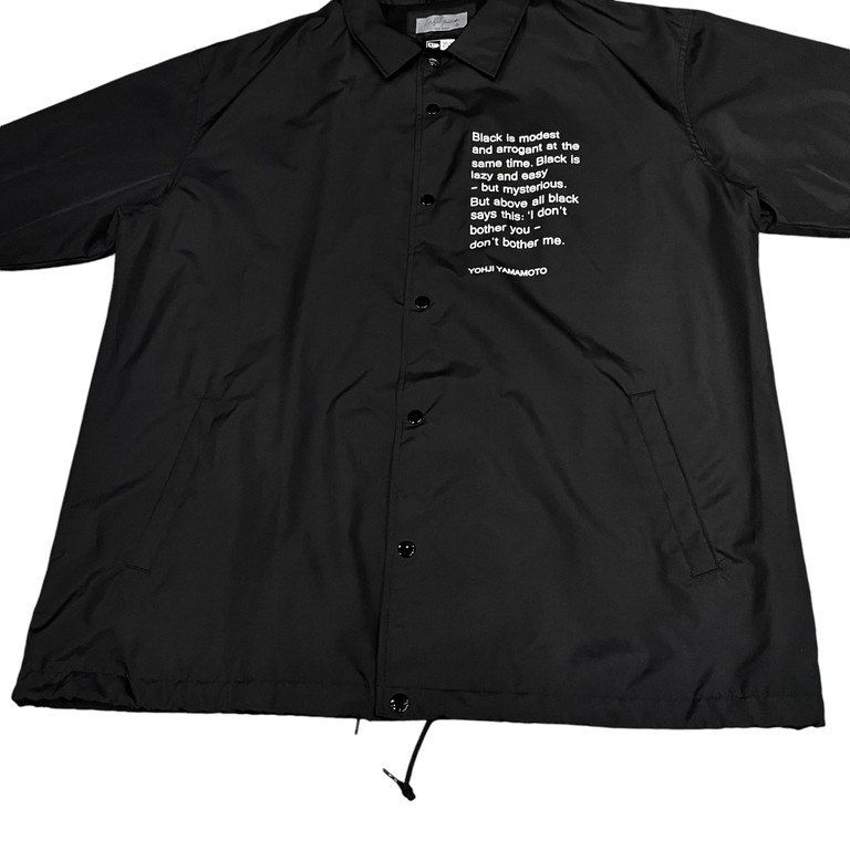 Yohji Yamamoto Pour Homme × NEW ERA 23SS DAHLIA COACH JACKET