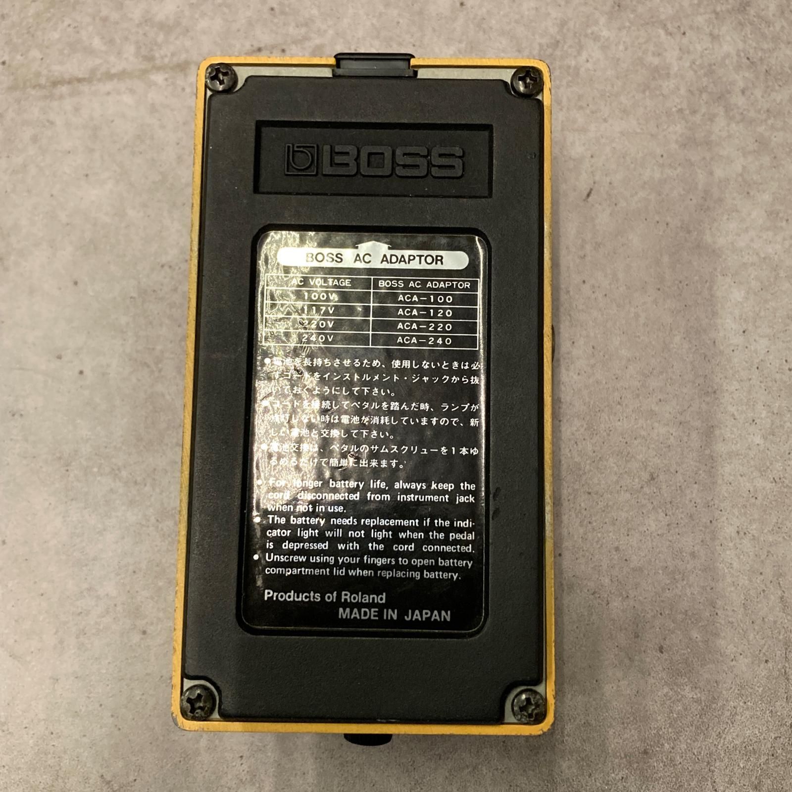 三重本店 楽器 BOSS ボス エフェクター DF-2 SUPER Distortion - Feedbacker 84年製 472