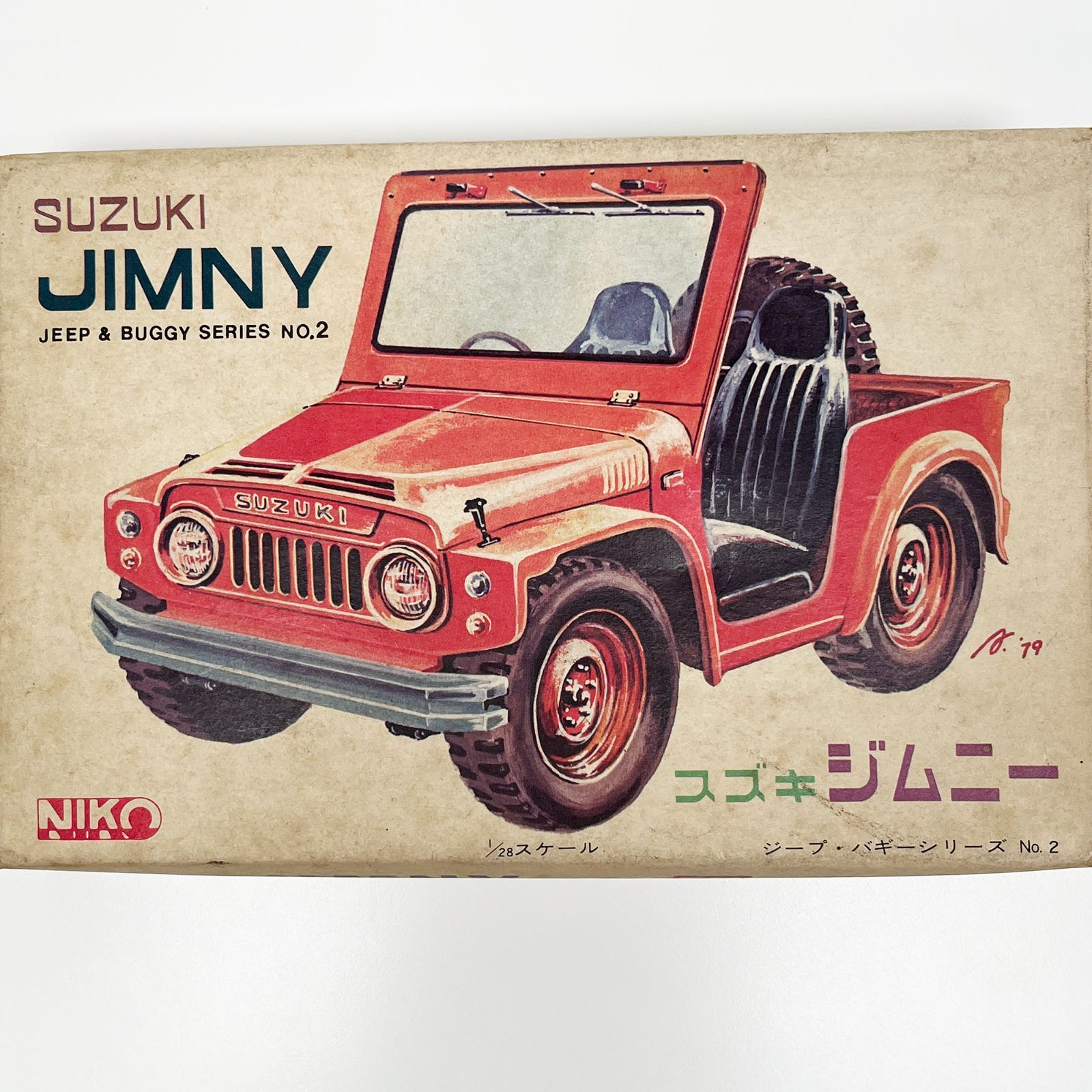 NIKO スズキ ジムニー プラモデル 未組立品 1 28スケール SUZUKI JIMNY
