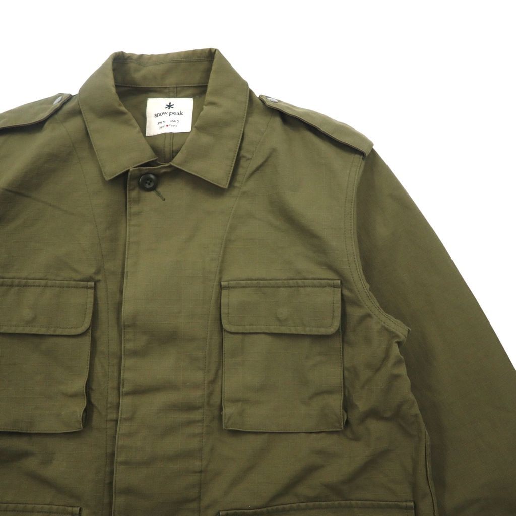 snow peak リップストップ ミリタリージャケット DWR Rip Stop Jacket 