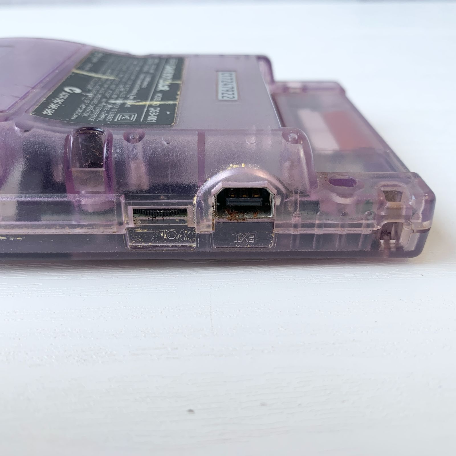 ゲームボーイカラー本体 ソフト一個セット CGB-001 クリア
