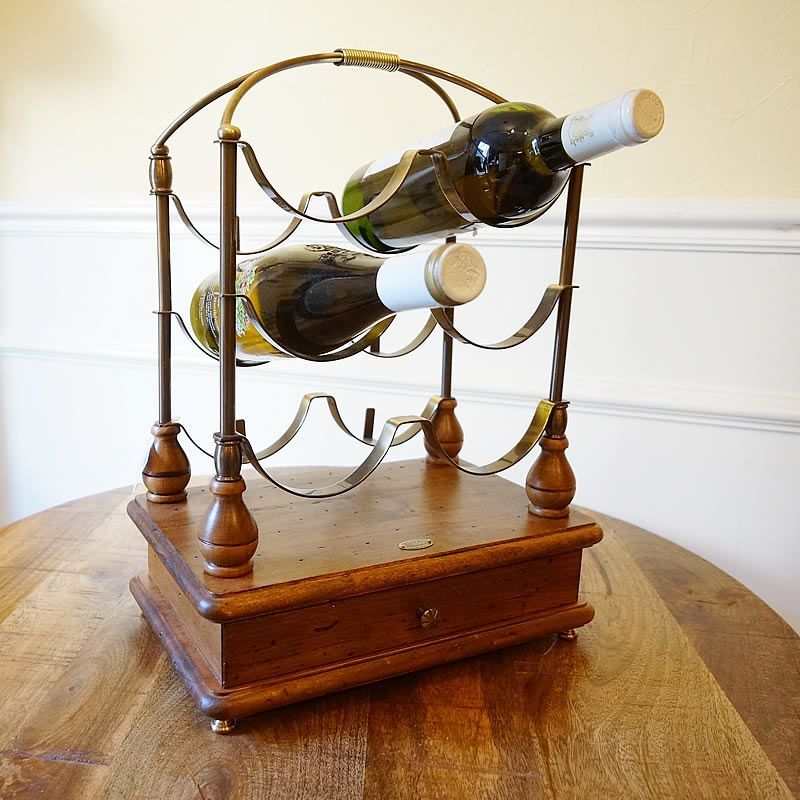 フランスアンティーク ワインラック 6本収納 おしゃれ WineRack 