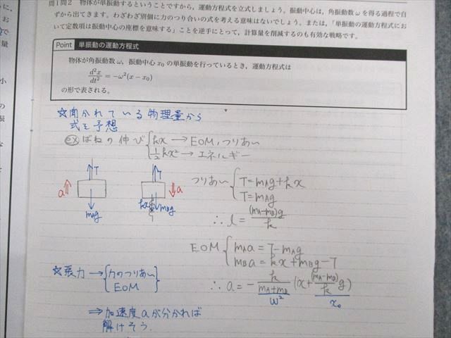 US01-068 鉄緑会 医学部物理 第1日目〜第4日目 講師による解説プリントセット 2022 直前 梨井陽平 06s0D