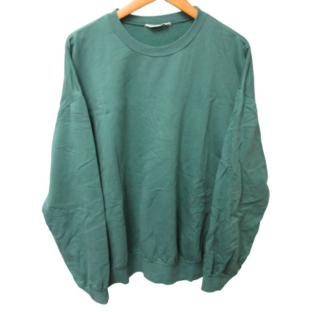 オーラリー AURALEE 22AW ELASTIC HIGH GAUGE SWEAT トレーナー スウェット グリーン 緑 4 Mサイズ  A22AP01NU 0116 - メルカリ