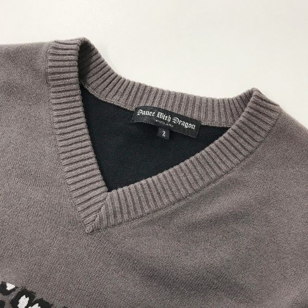 DANCE WITH DRAGON ダンスウィズドラゴン 薄手 ニットセーター 2