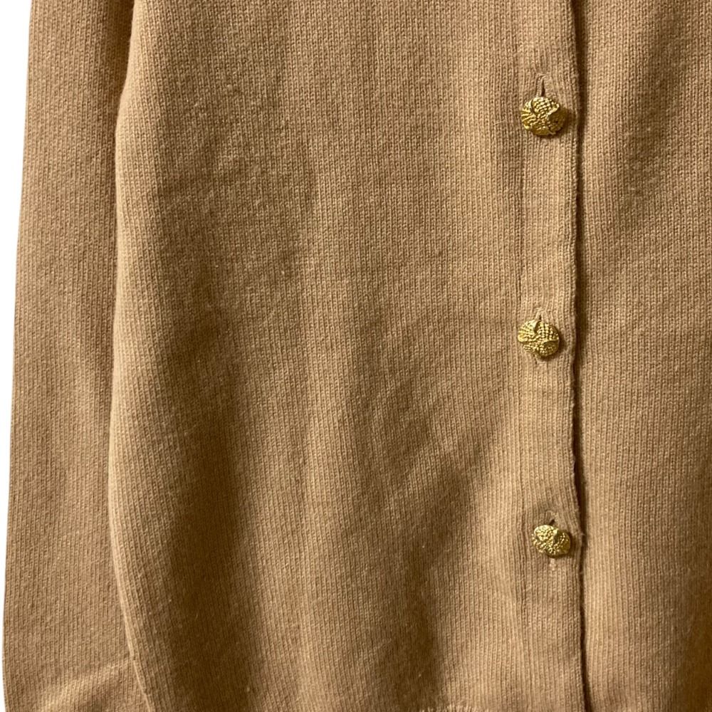 良品 BALLANTYNE バランタイン カシミヤ 金ボタン クルーネック