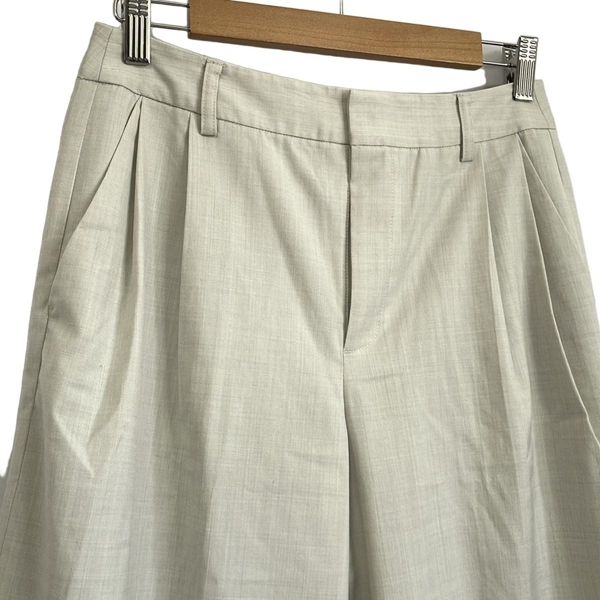 UNITED ARROWSグリーンレーベル　テーパード パンツ ライトグレー36 UNITED ARROWS green label relaxing｜シグネチャーデニム