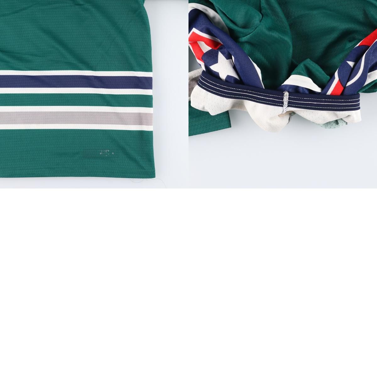 古着 BAUER HOUSTON AEROS ヒューストンエアロズ ゲームシャツ ホッケーシャツ カナダ製 メンズL/eaa338266