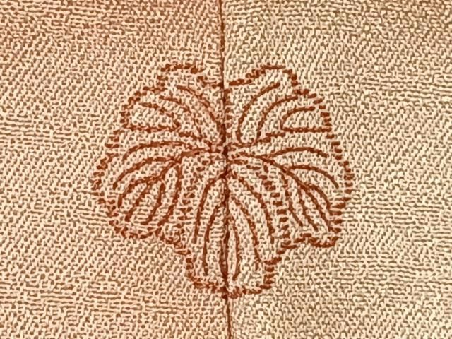 平和屋着物□中国三大刺繍 相良刺繍 訪問着 流水枝花文