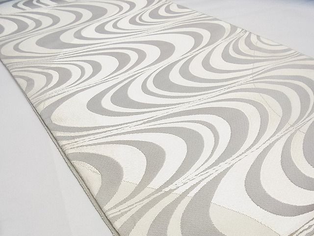 平和屋本店□最高級 人間国宝 北村武資 煌彩錦 六通柄袋帯 流水文 正絹  