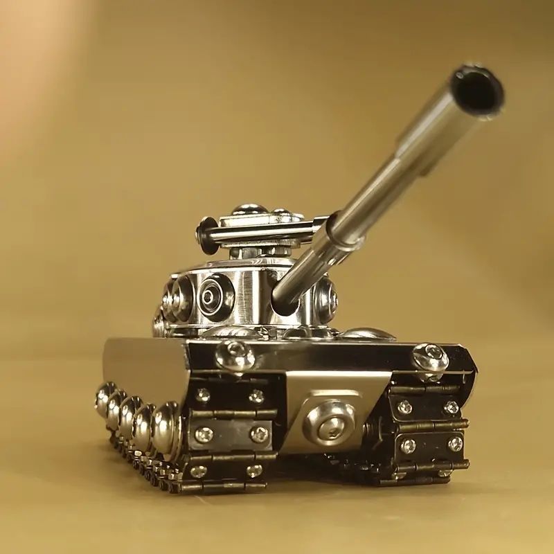 オリジナル手作り戦車模型玩具、ステンレス鋼ミリタリーモデル