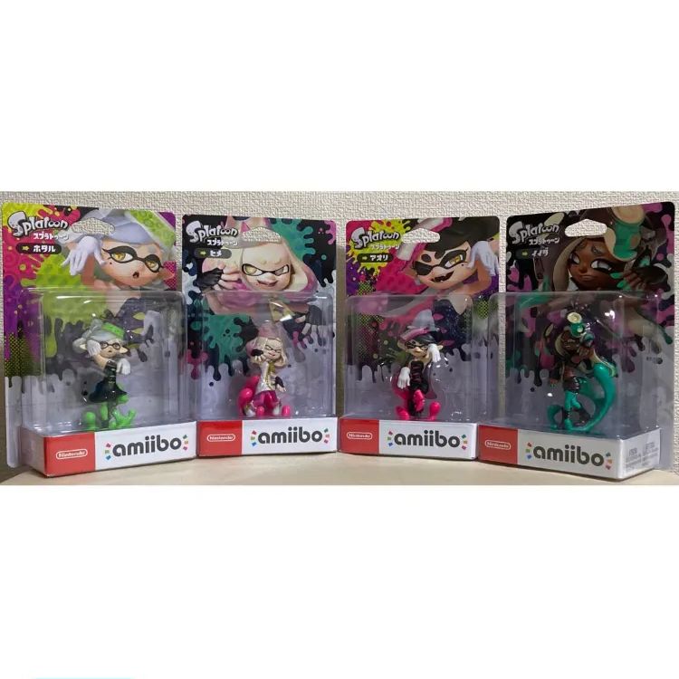 スプラトゥーン　スプラ　アミーボ　amiibo ヒメ　イイダ　アオリ　ホタル amiibo スプラトゥーン アオリホタル ヒメイイダ