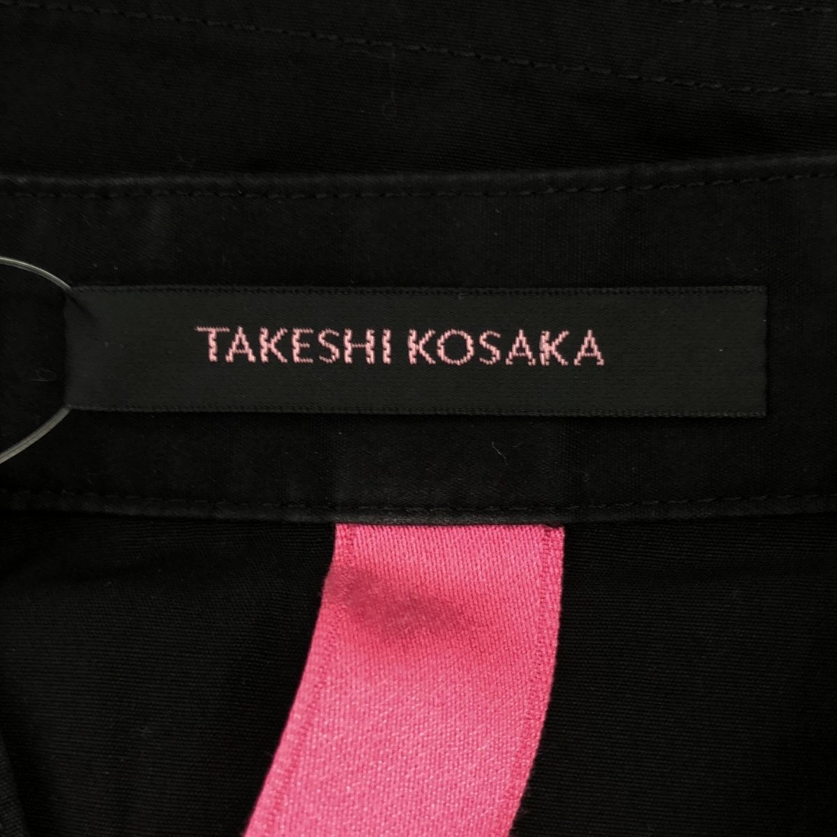 Y's - TAKESHI KOSAKA by Y's Pink Label タケシコサカ バイ ワイズ ピンクレーベル 18AW コットンスタンドカラーシャツ YV-B43-030 ブラック 2 TAKESHI KOSAKA by Y's Pink Label タケシコサカ バイ ワイズ