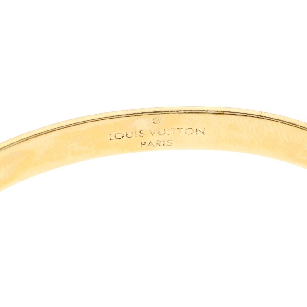 Louis Vuitton ナノグラム フープピアス ゴールド M00220 LOUIS VUITTON ルイヴィトン フープナノグラム ピアス M00220 GP