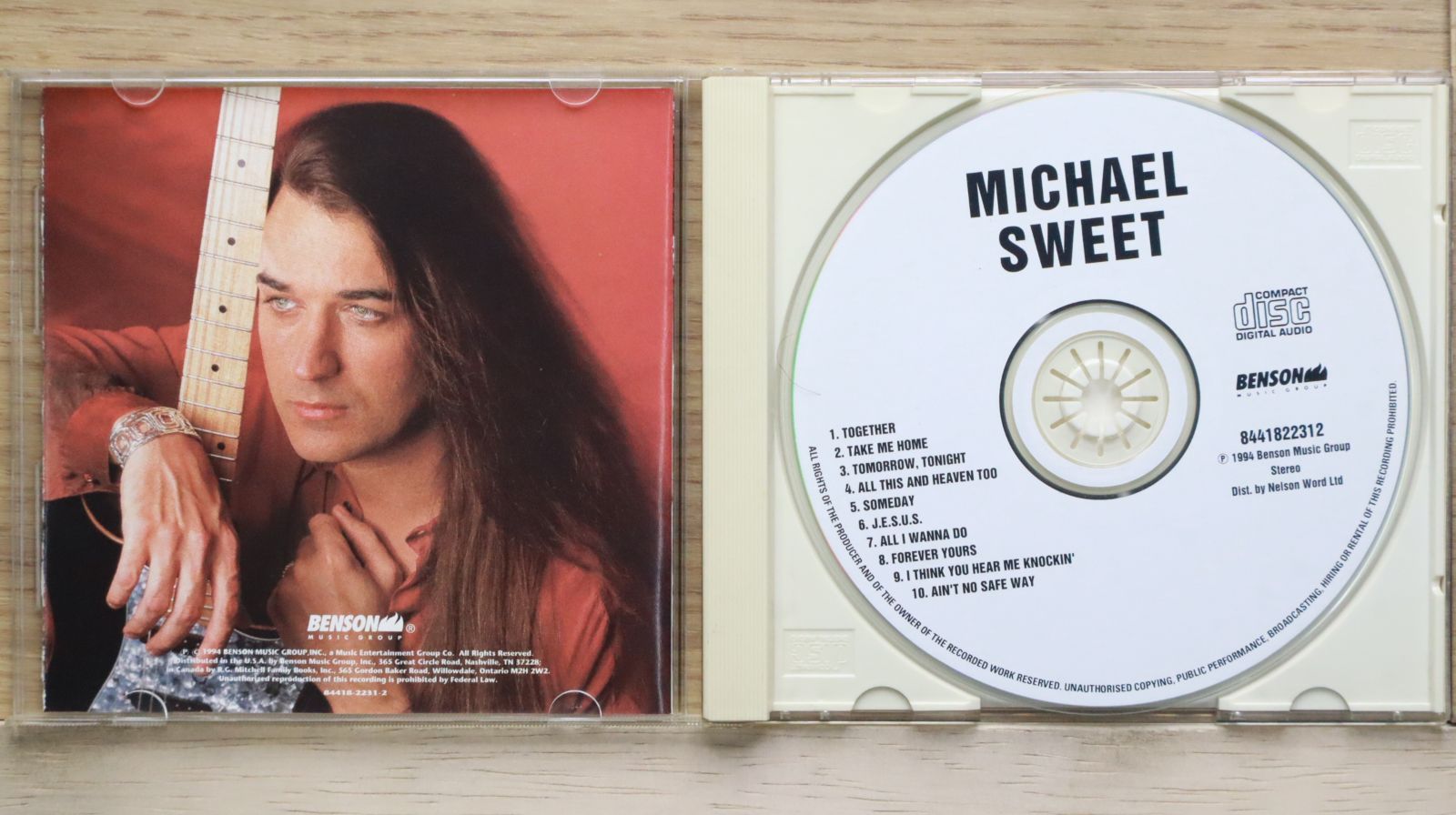 Michael Sweet Touched サイン入りCD Michael Sweet Touched サイン入りCD