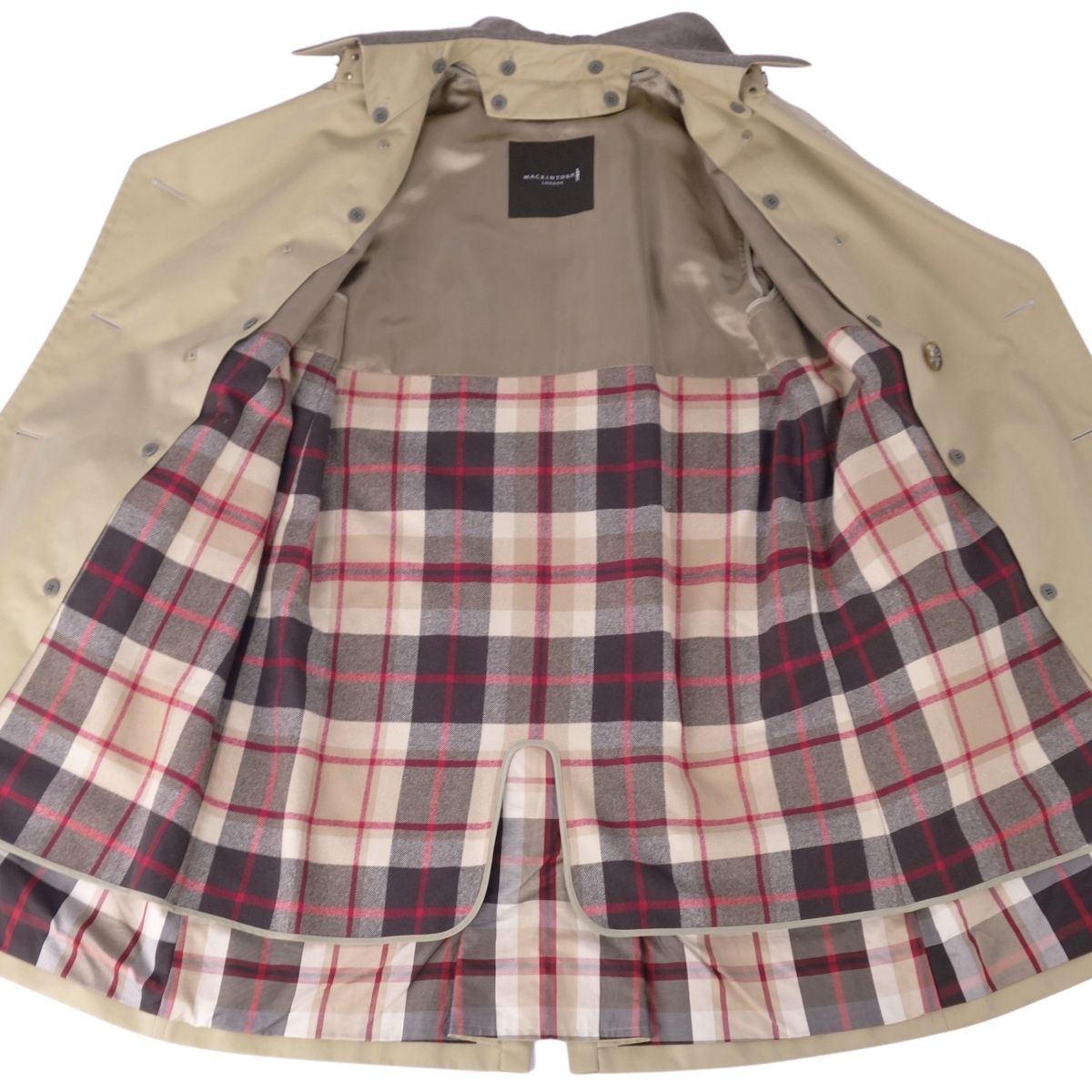 極美品 マッキントッシュ MACKINTOSH コート 2枚襟 トレンチコート