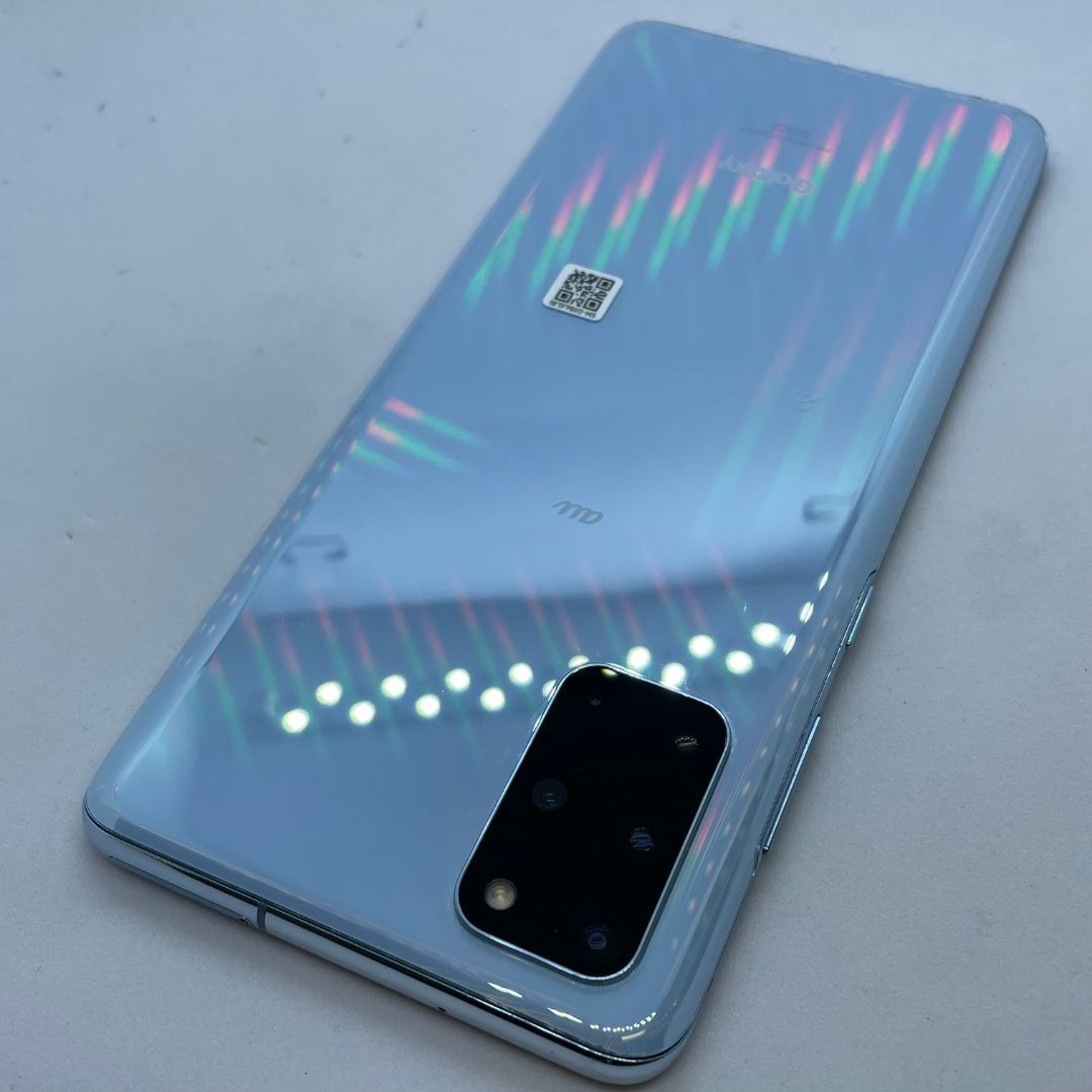 ☆【中古品】au Galaxy S20+ 5G SCG02 クラウドブルー SIMロック解除済  
