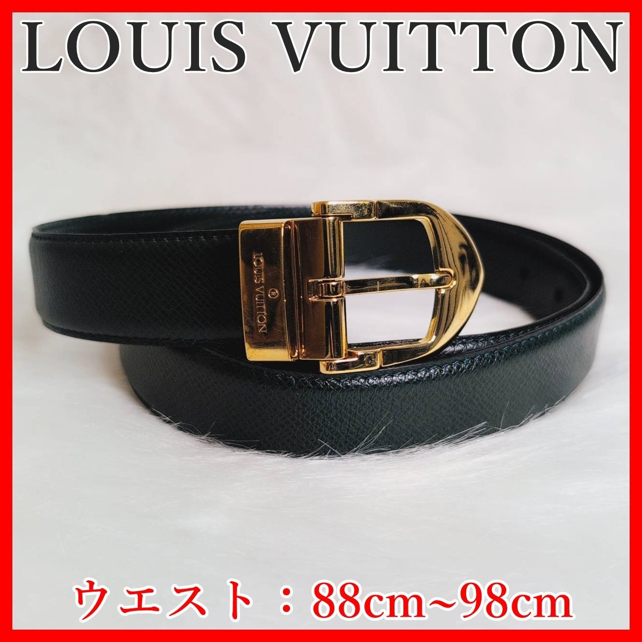 m0226　上部 ✨極美品✨LOUIS VUITTONルイヴィトン メンズベルト 2022年 定価9.7万
