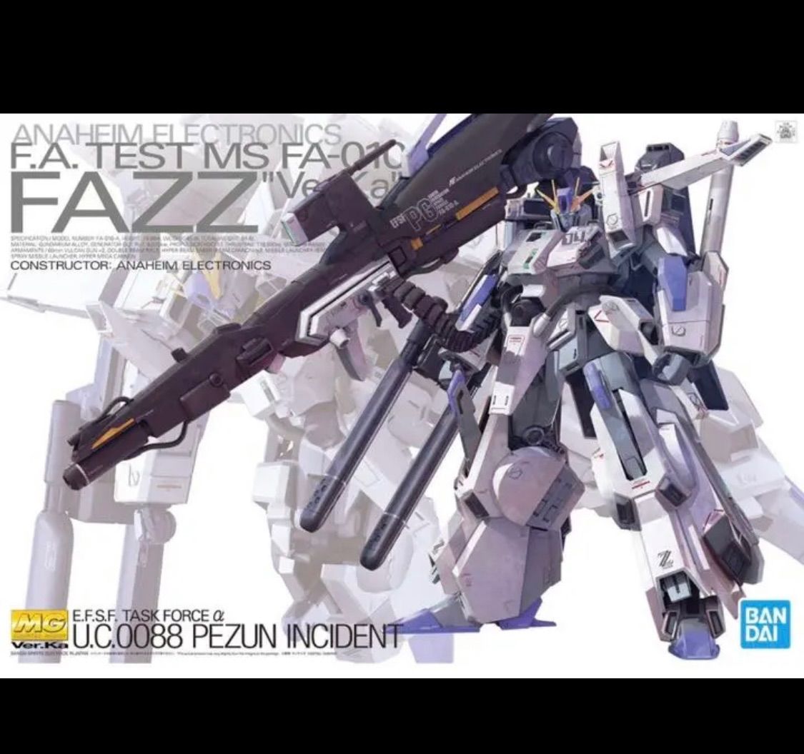 MG Fazz Ver.Ka UC.0088 未開封・未組立品（fazz mgのYahoo