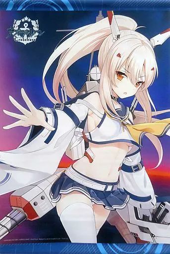 【中古】タペストリー [単品] 綾波 WスウェードB2タペストリー 「Switchソフト アズールレーン クロスウェーブ アニメイト限定セット」 同梱特典