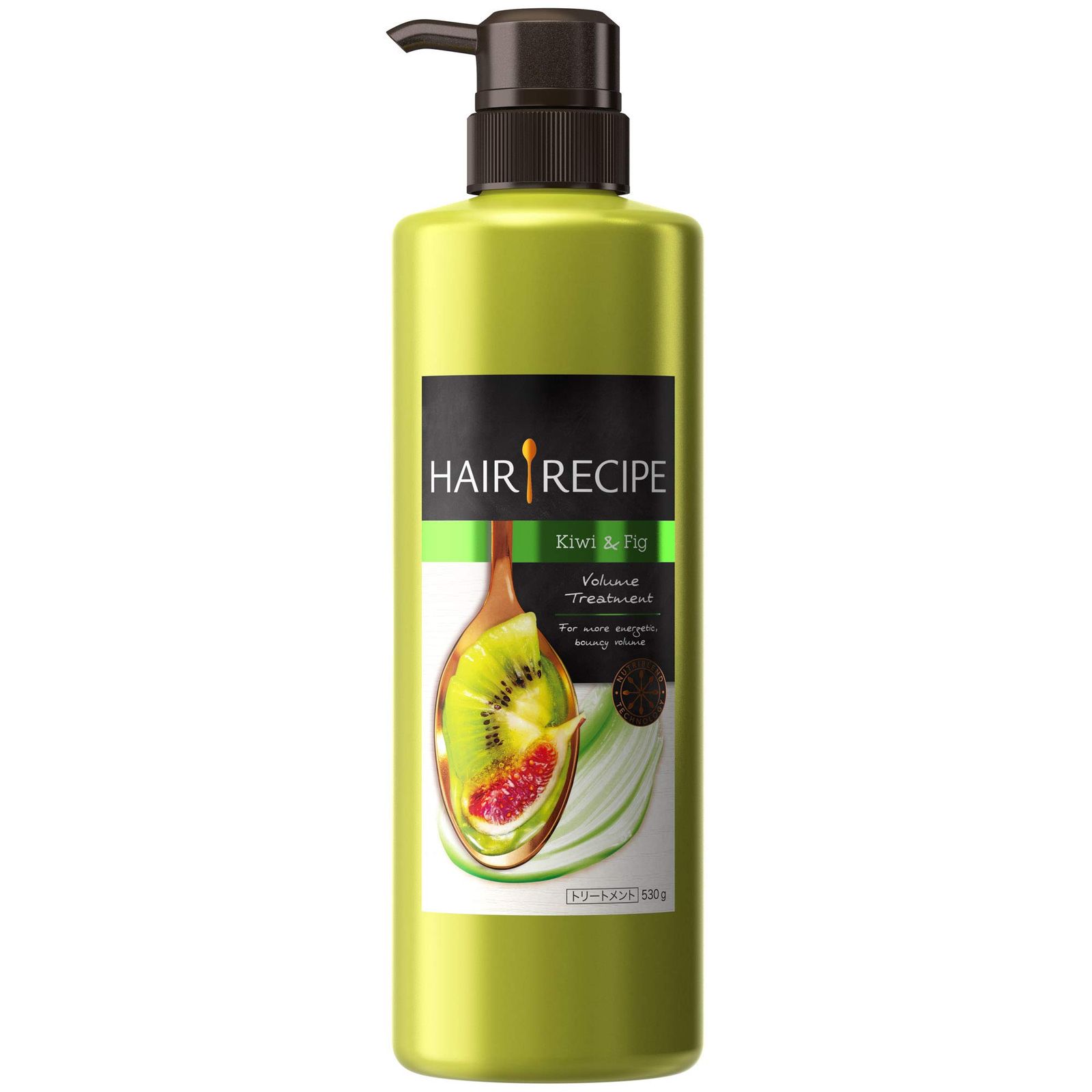 ヘアレシピ トリートメント キウイ エンパワーボリュームレシピ ポンプ 530g [単品]