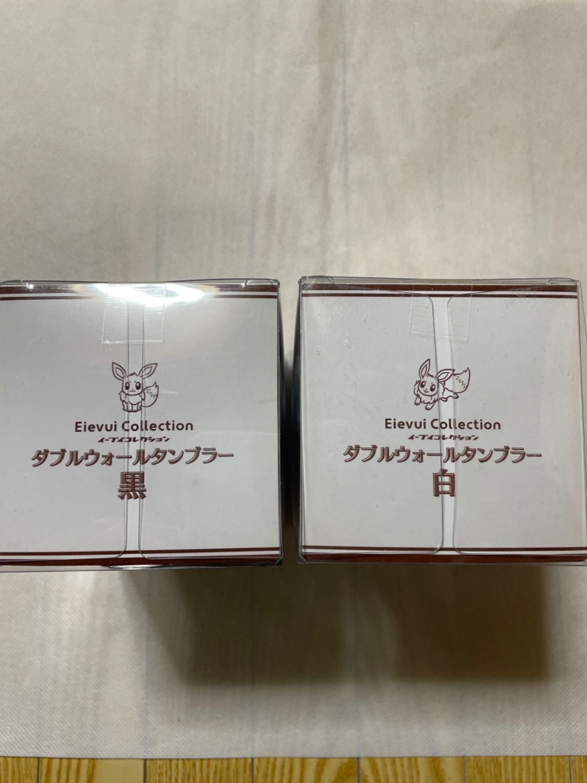 ポケモンセンター イーブイコレクション ダブルウォールタンブラー黒