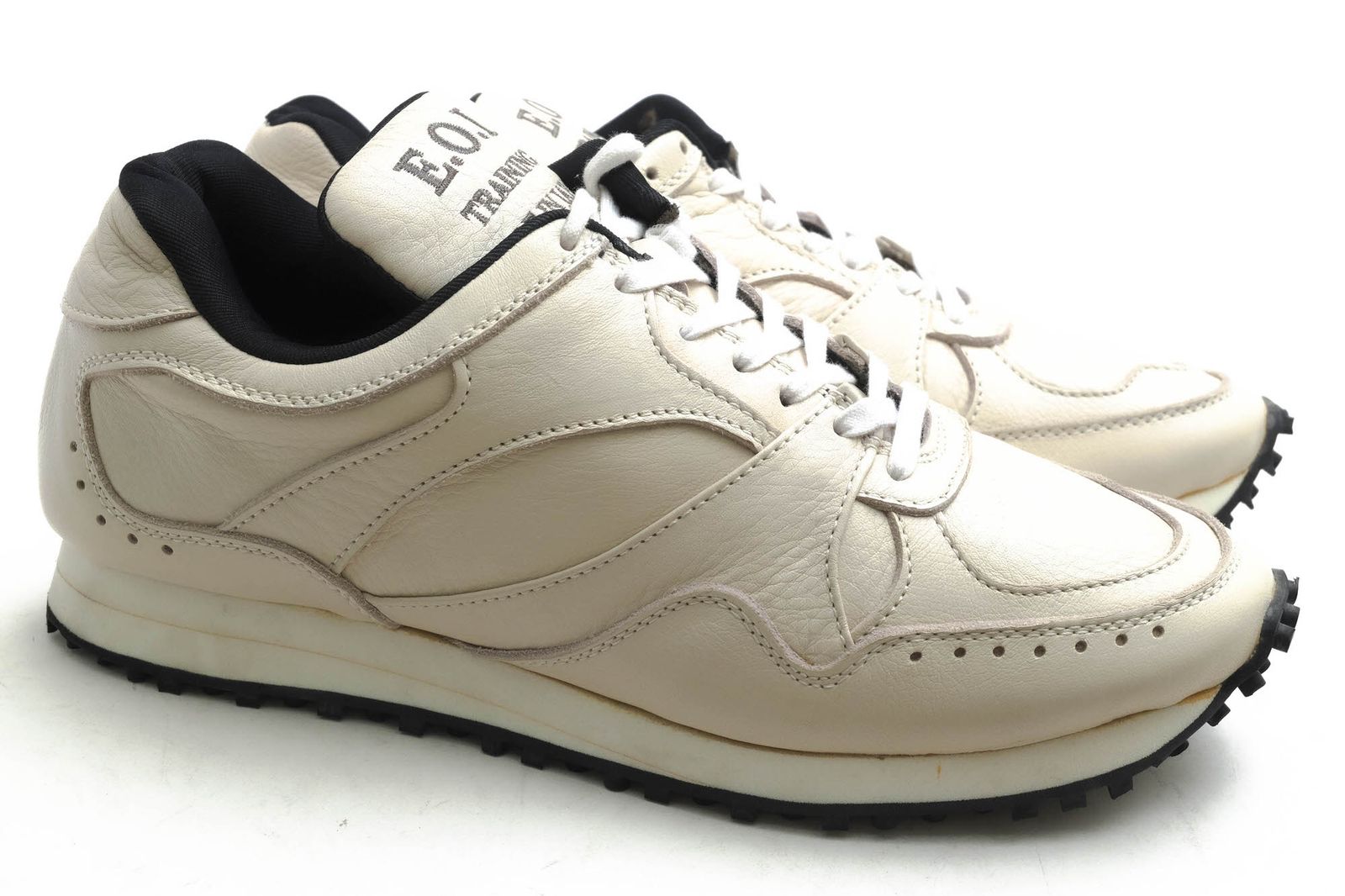 ミスターオリーブ MR.OLIVE シューズ スニーカー 靴 ローカット メンズ 男性 男性用 レザー 革 本革 オフホワイト 白 ホワイト ME 1001 E.O.I WATER PROOF LEATHER ALL SHIRINK BRITISH TRAIN