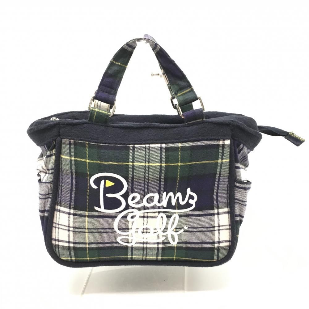 【美品】BEAMS GOLF ゴルフバッグ チェック柄 Beams Golf チェック柄 ゴルフバッグ 【公式通販】