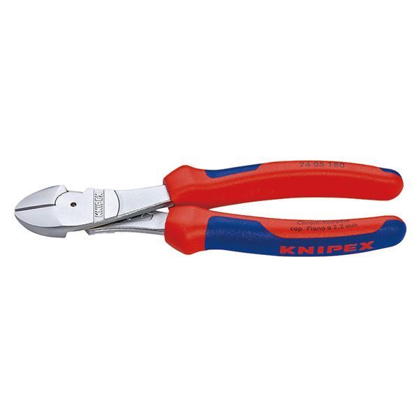 KNIPEX クニペックス 強力型斜ニッパー 硬線用 コンフォート 全長180mm 7405-180