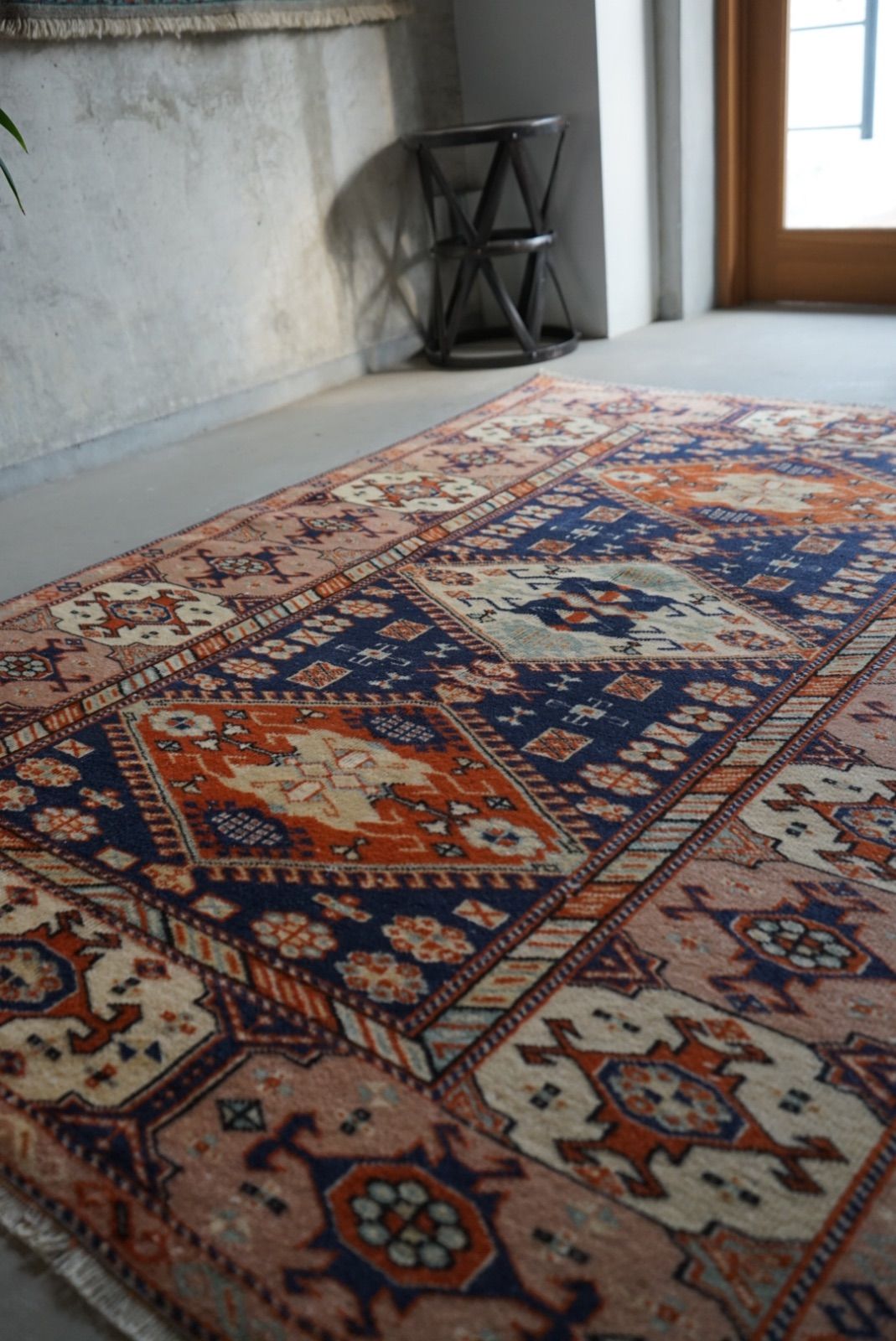 ヴィンテージラグ トルコ MILAS MUGLA 1940 -1950年代 174 × 130 cm
