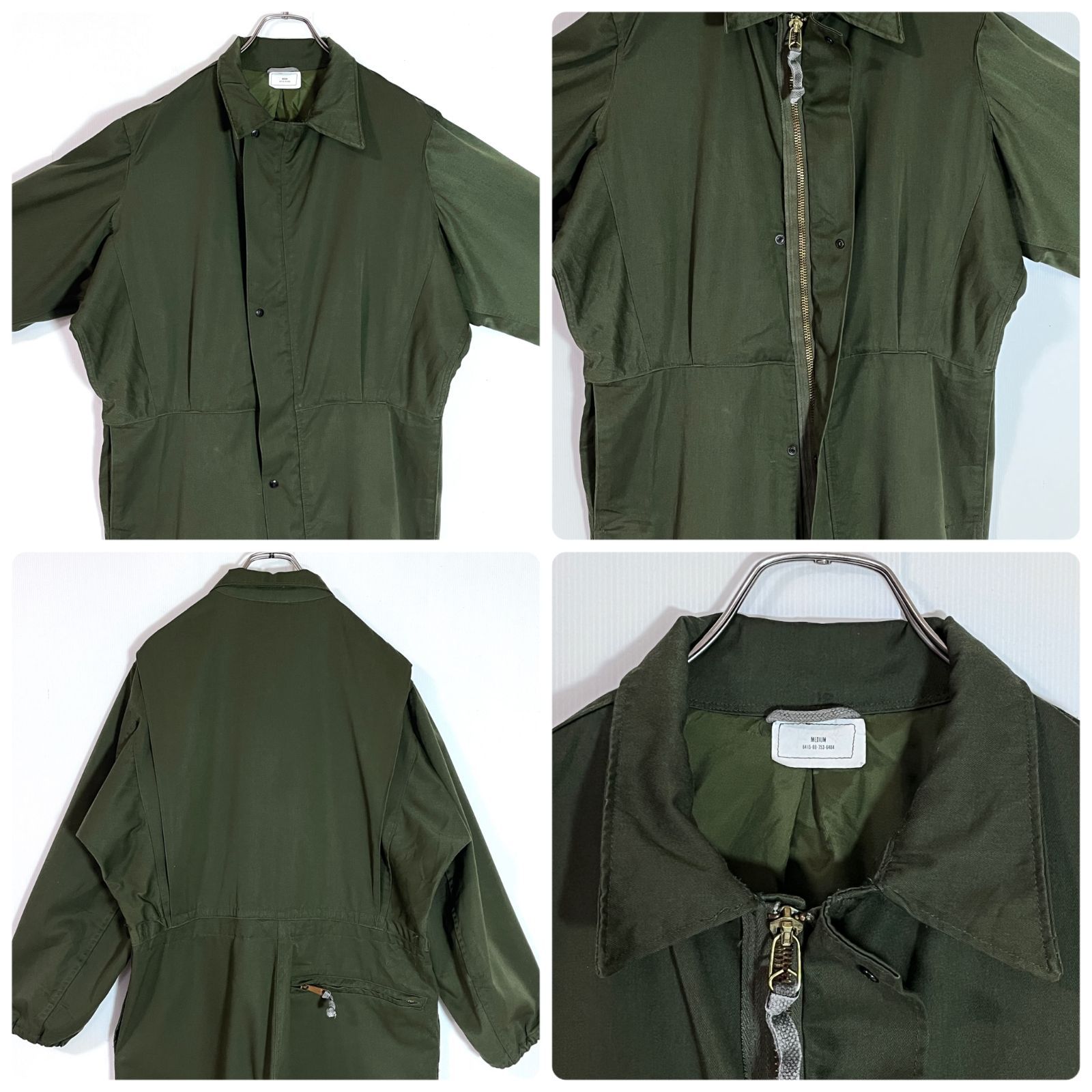 美品 80s 1985年 実物 米軍 アメリカ軍 U.S.ARMY COVERALLS MECHANIC'S