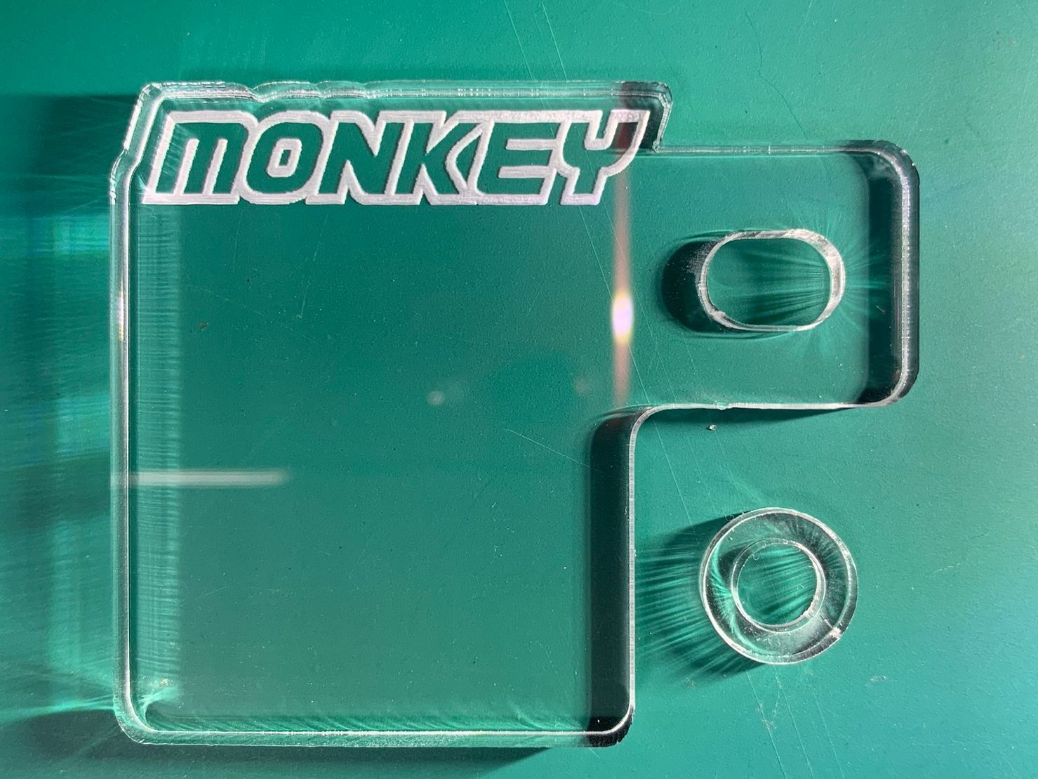 自賠責ステッカープレート モンキー Monkey 上文字B 5ｍｍ厚クリア - メルカリ