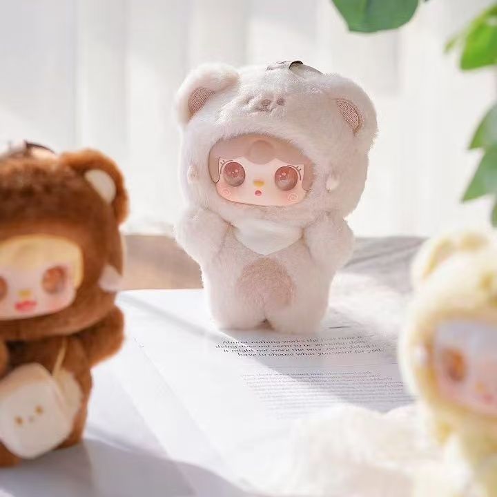 Yooki Bear V4 mini シークレット 黒 奥利奥小熊 ぬいぐるみ