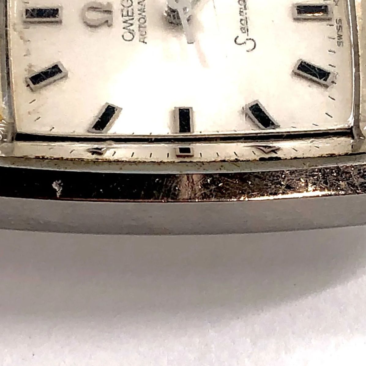 OMEGA オメガ SEAMASTER シーマスター スクエア デイト AT/SS