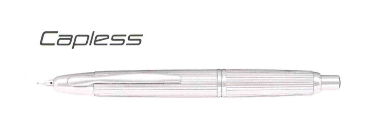 4営業日で発送 PILOT パイロット 万年筆 キャップレス ストライプ 中字 FC-3MS-S-M