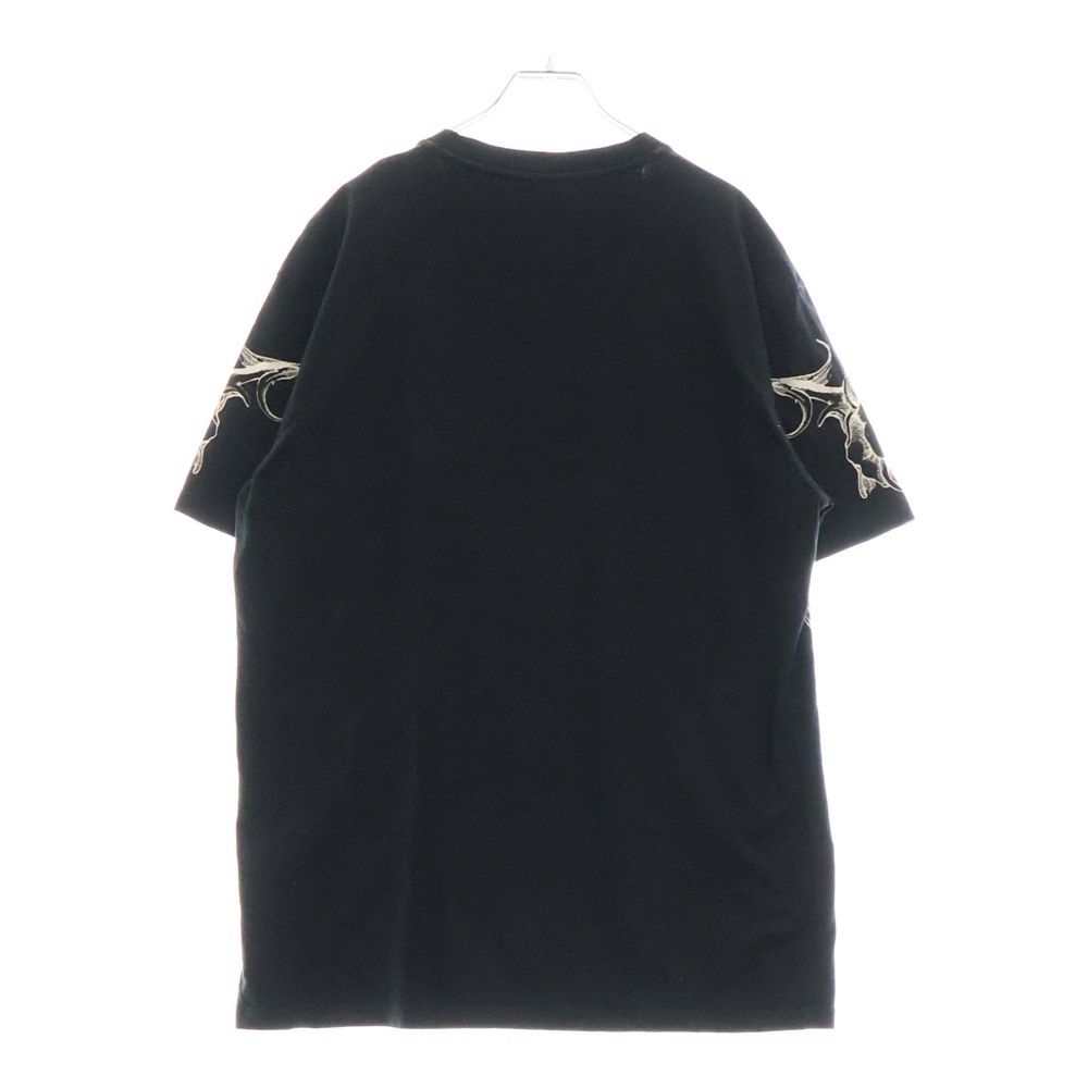 公式通販サイトセール (ヴァレンチノ) VALENTINO 22AW クルー フローラルロゴプリント カットソー(長袖+七分)