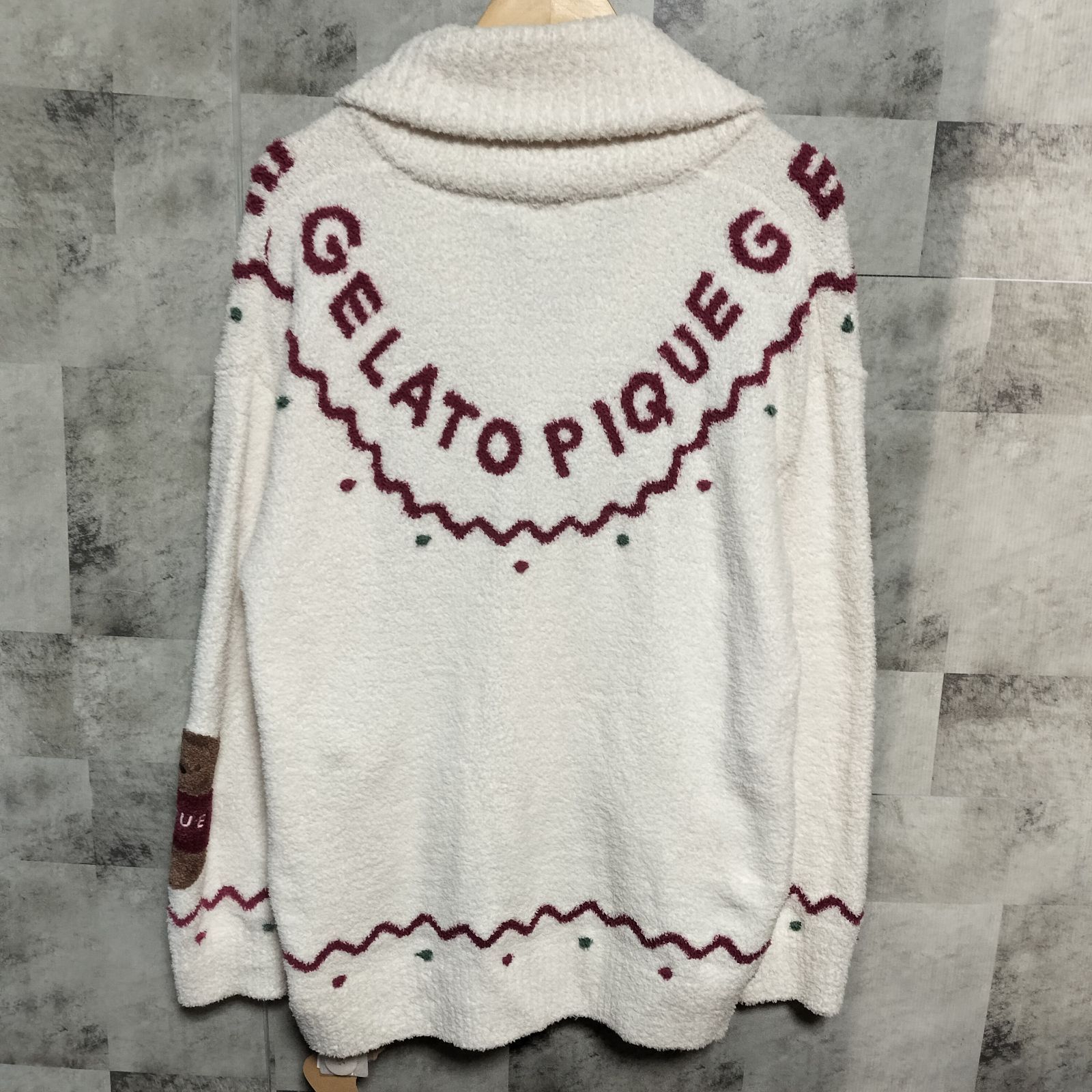 ショールカラー カーディガン