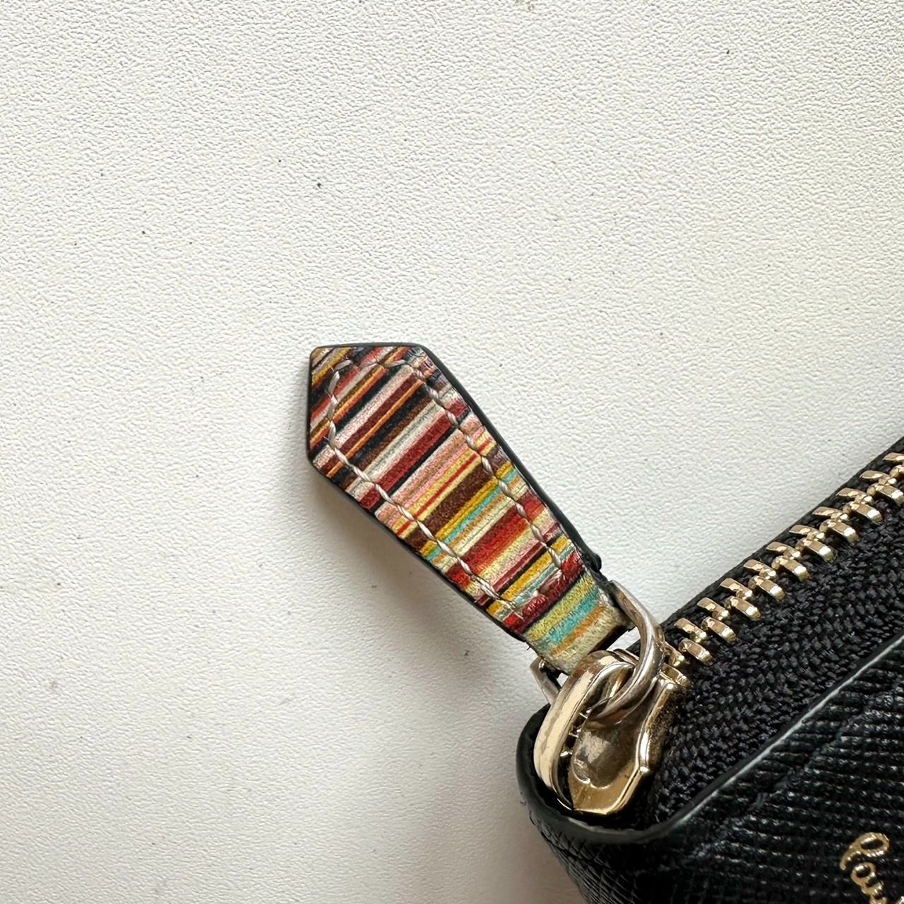 PaulSmith ポールスミス長財布 ジップストローグレイン2 ブラック