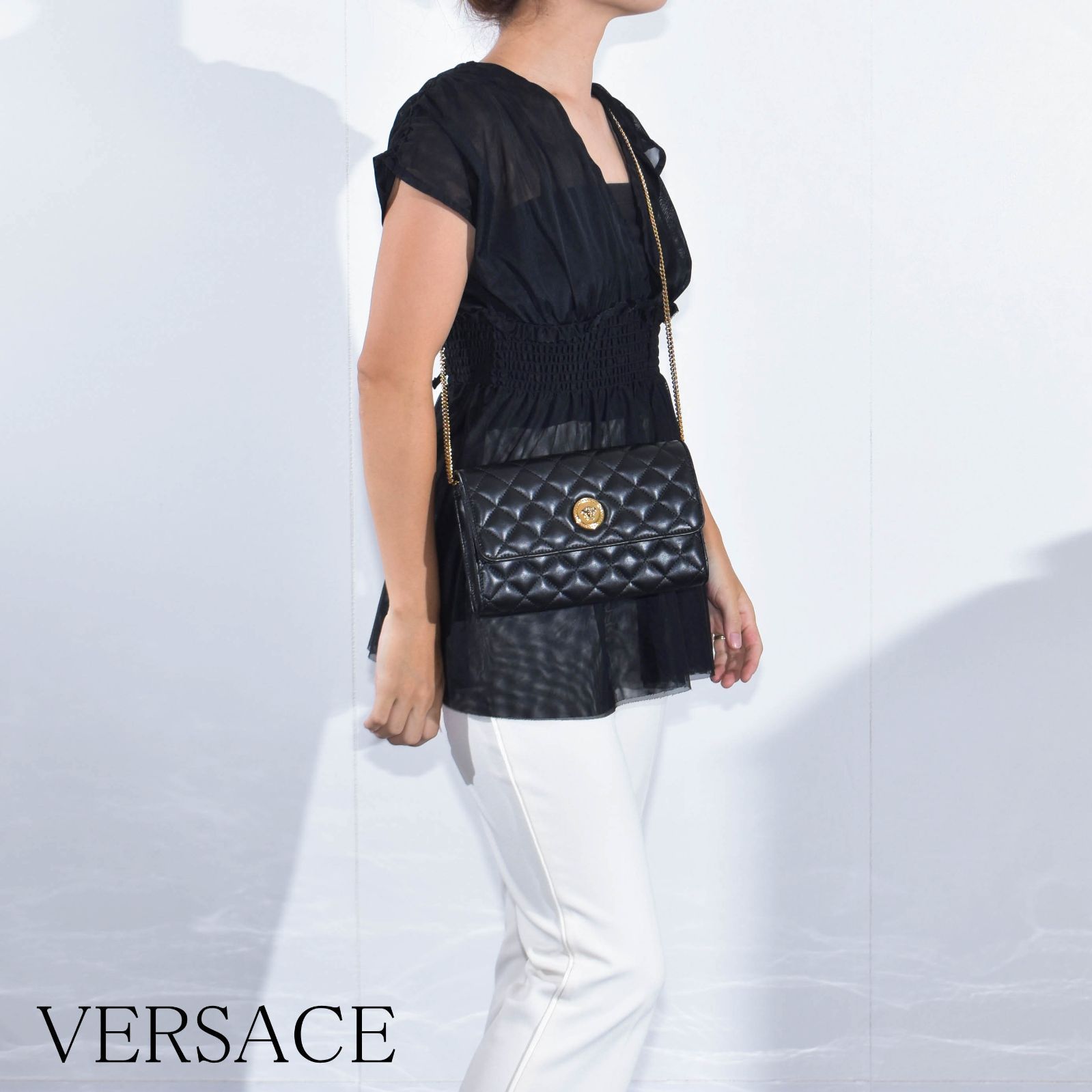 激レア 圧巻 VERSACE ヴェルサーチ メデューサ ウォレットチェーン