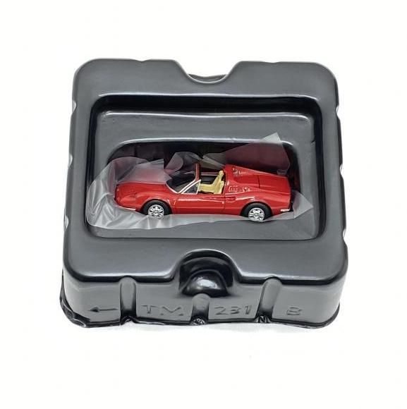 中古】【開封】トミーテック 1/64 TLV ディーノ246GTS(レッド