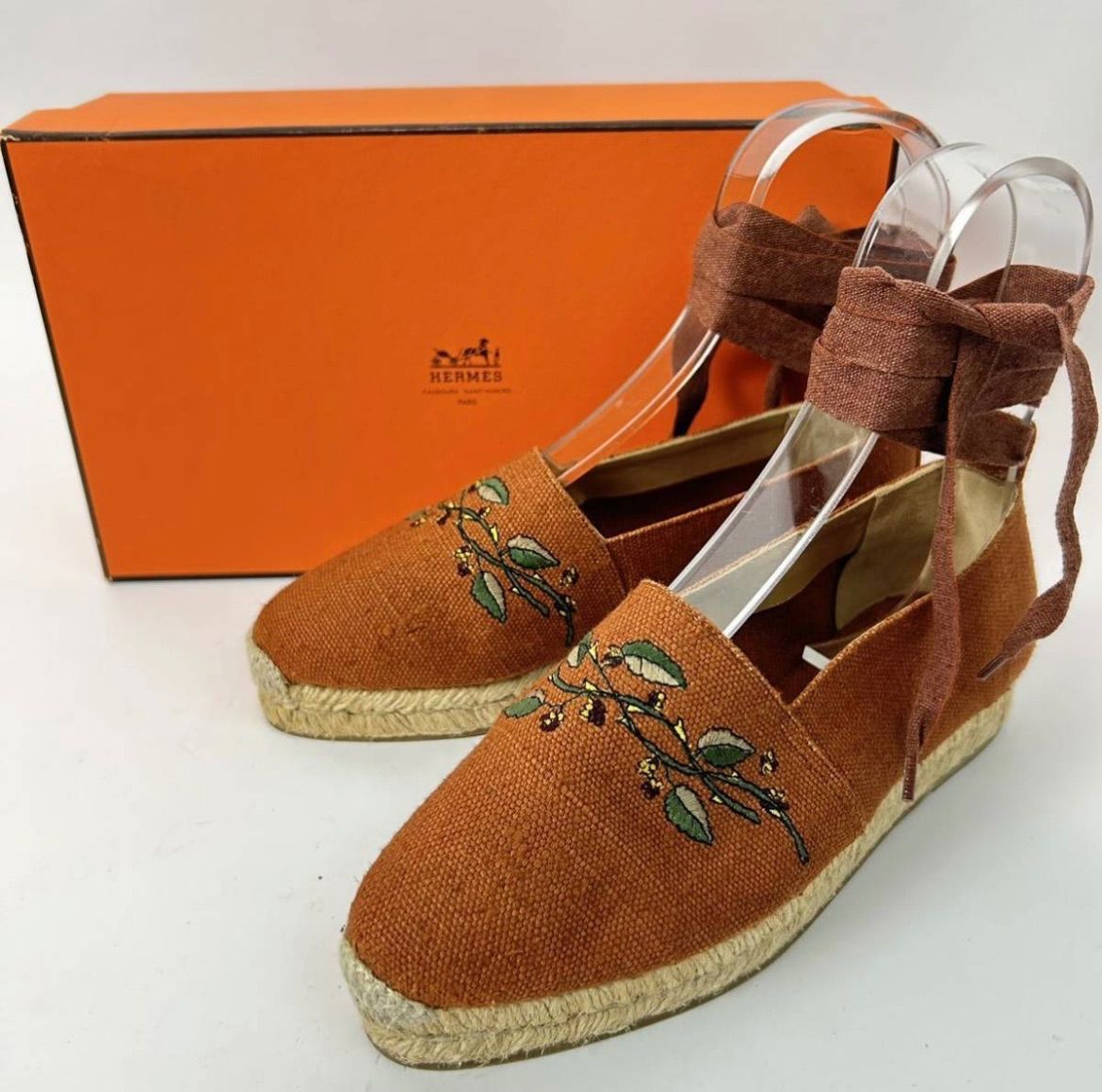 HERMES エルメス エスパドリーユ35 サンダル スリッポン ♥品