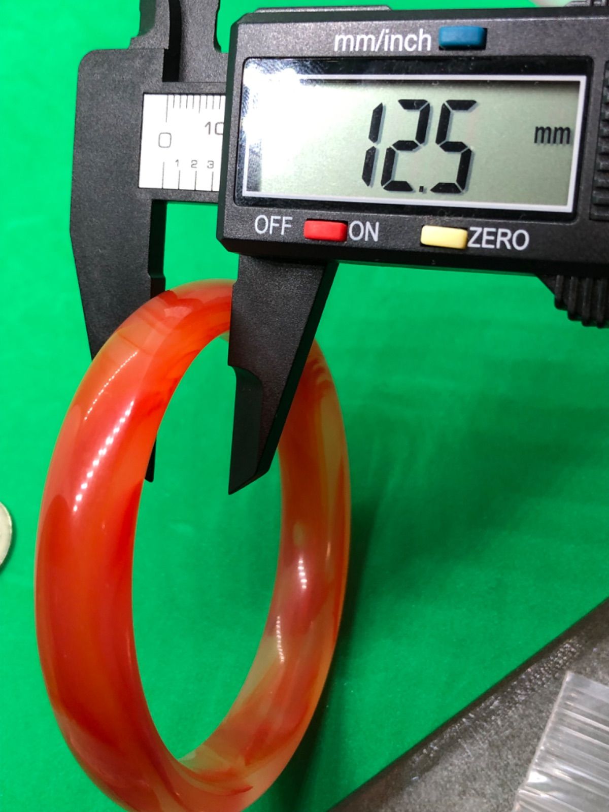 超美品 高氷 塩源瑪瑙62mm ギフトボックス付き ブレスレット 1452 