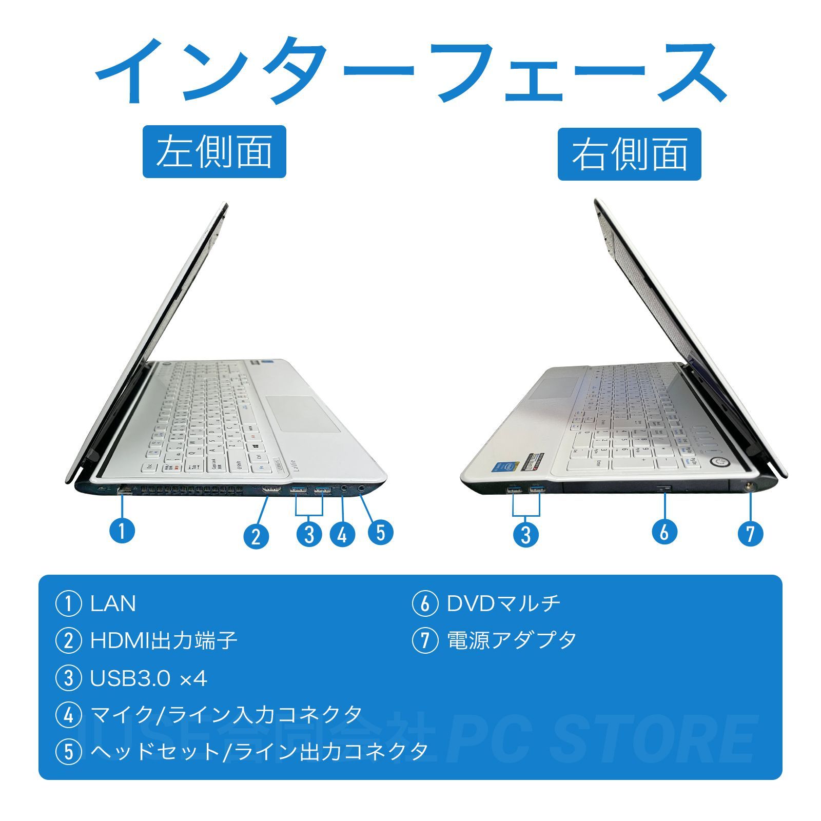 ノートパソコン NEC LS350/L Windows10+office 爆速新品SSD240GB i3