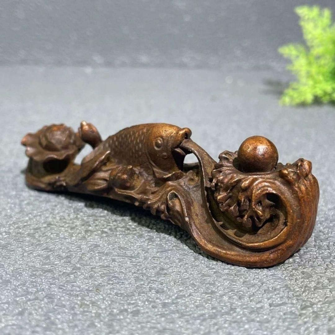 龍頭杯 銅細工 茶道具 香道具 装飾品 工芸品 美術品 置物 - メルカリ