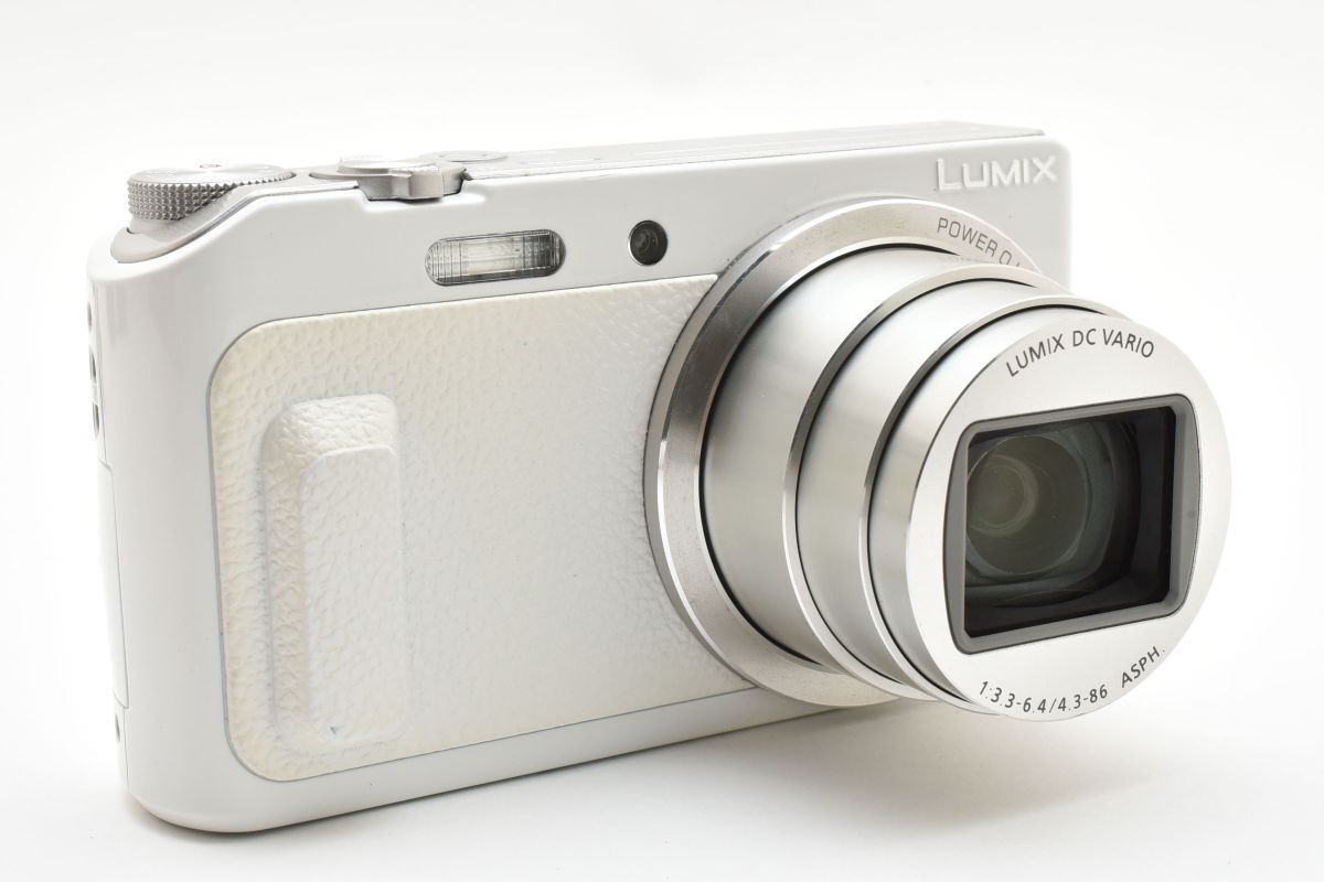 良品 Panasonic LUMIX DMC-TZ57 ホワイト AA4395#112 - メルカリ