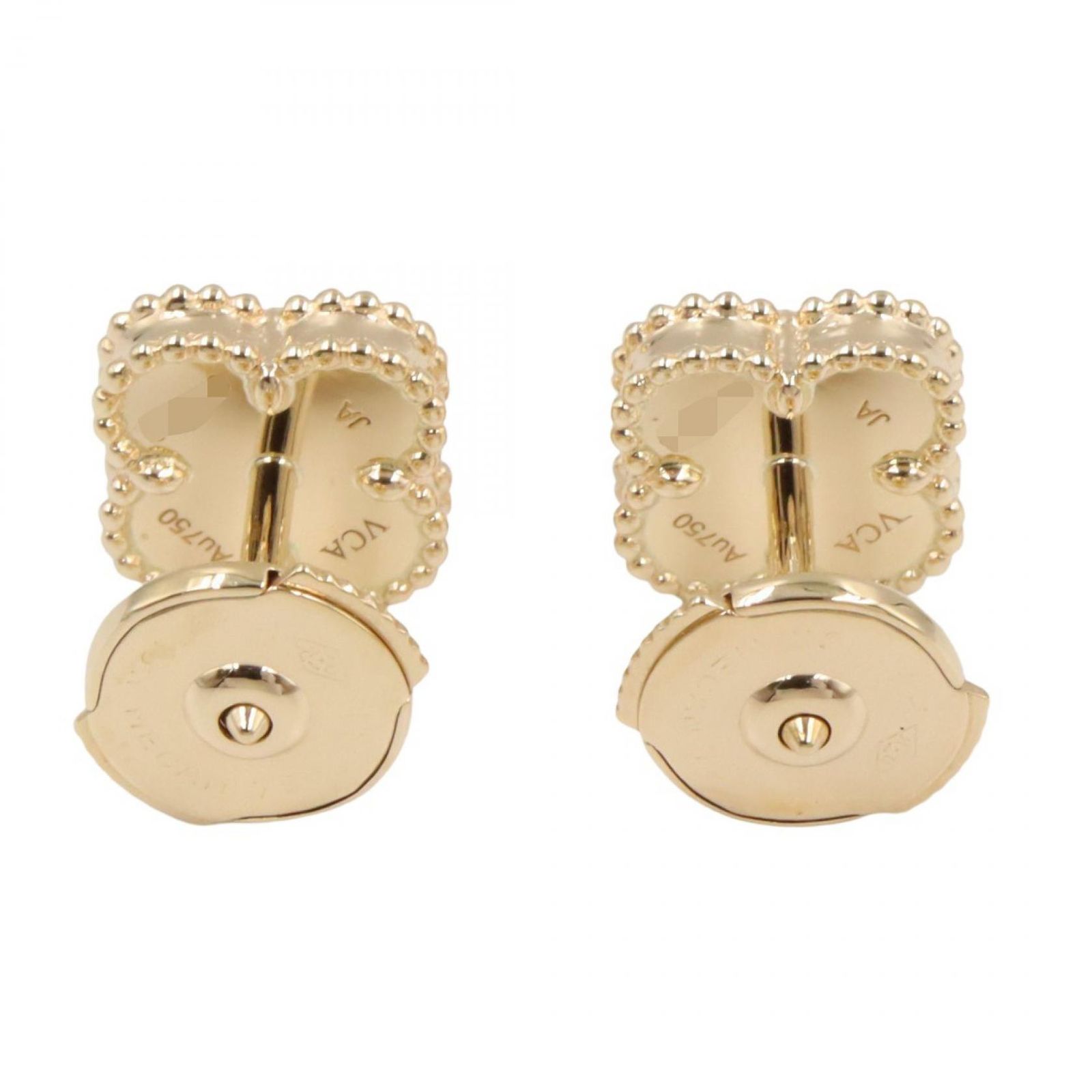 ヴァンクリーフ＆アーペル ピアス スウィートアルハンブラ ピアス オニキス VCARN5P300 K18 イエローゴールド スウィートアルハンブラ ピアス オニキス レディース