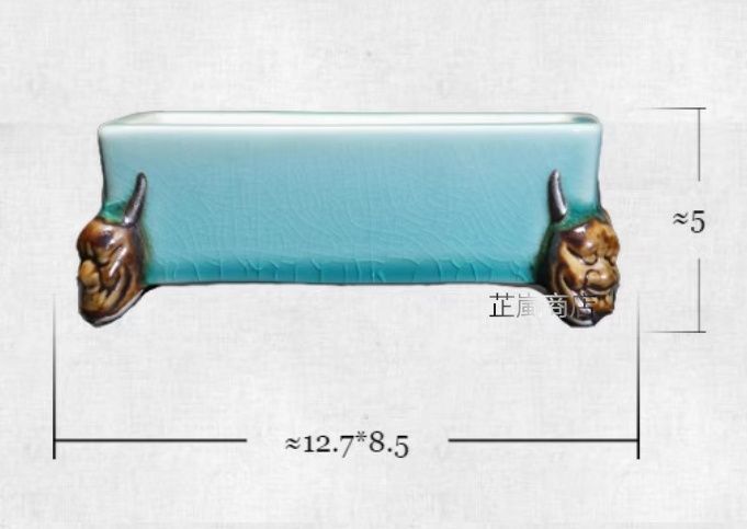 鬼面夜叉馬槽盆 多肉植物鉢 紫砂鉢 盆栽鉢 植木鉢 小品盆栽鉢