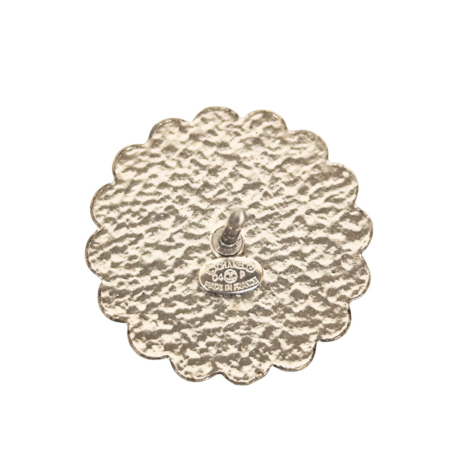 中古】 CHANEL シャネル ブローチ 04P 04P フラワー オレンジ