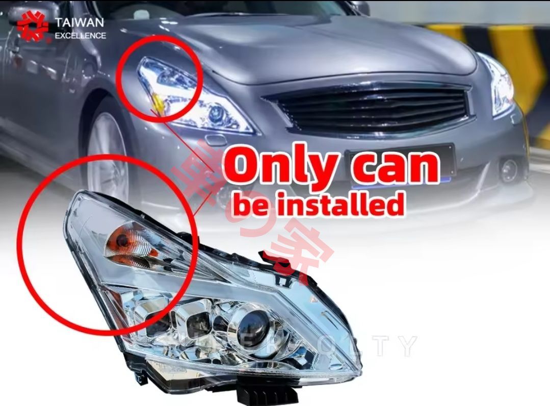 G25 G37 G35 Q40 稲妻 イナズマ LED インフィニティ ヘッドライト 左右 r nissan 社外 日産 FFCRYSTALESIA_COM